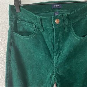 J Crew green pants - NWOT!